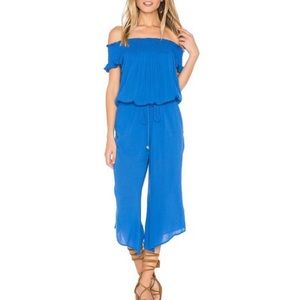 Otisa Smocked Top Crop Jumpsuit